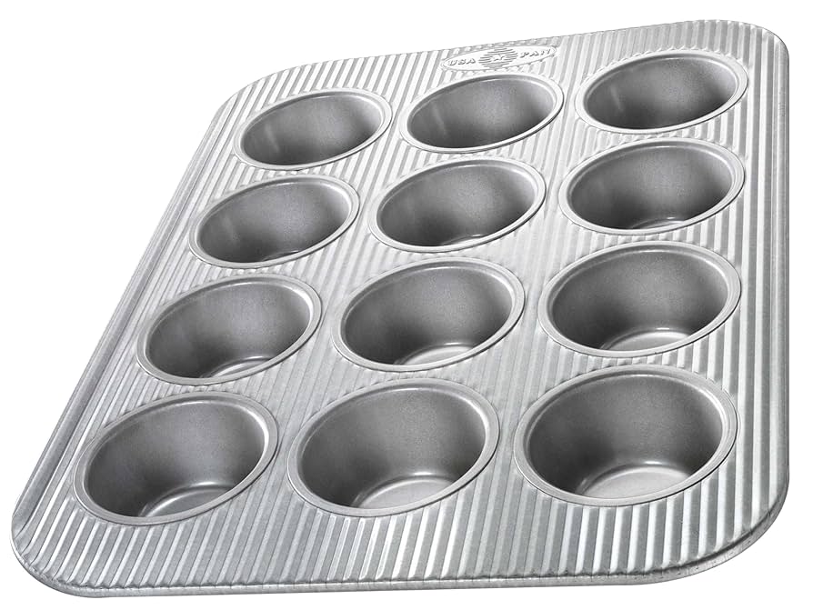 Amazon | USA Pan ベーキング用具 アルミメッキスチールカップ